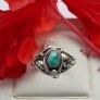 AGNES CREATIONS // BAGUE OUVRANTE POISON SECRET ARGENT 925 & TURQUOISE TAILLE 57