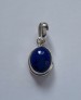  AGNES CREATIONS / Pendentif femme Médaillonen Argent 925 orné d'un Lapis Lazuli