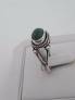 AGNES CREATIONS / BELLE BAGUE FEMME EN ARGENT 925 ORNEE TURQUOISE - TAILLE 50