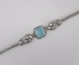 AGNES CREATIONS / ELEGANT BRACELET FEMME ARGENT 925 ORNE LARIMAR