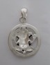  AGNES CREATIONS / PENDENTIF & CHAINE MIXTE ELEPHANT GANESH/GANESHA ARGENT 925