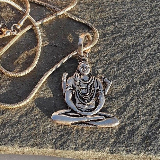 AGNES CREATIONS / SUPERBE PENDENTIF HOMME OU FEMME BOUDDHA HINDOU ARGENT 925 