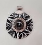 AGNES CREATIONS / IMPORTANT PENDENTIF MEDAILLON EN ARGENT 925 