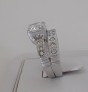 AGNES CREATIONS / BAGUE FEMME DUO RHODIUM ANNEAU+SOLITAIRE ZIRCONIUM TAILLE 65