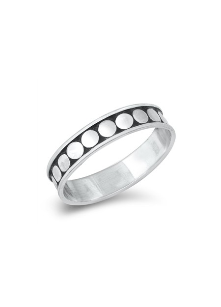 AGNES CREATIONS // BAGUE FEMME ANNEAU VINTAGE FLEUR EN ARGENT 925 - TAILLE 56