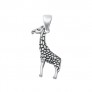 PENDENTIF mixte Girafe argent 925