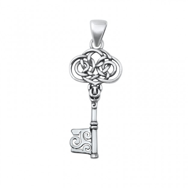 PENDENTIF mixte Clé celtique argent 925