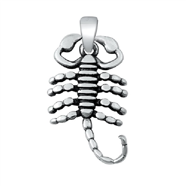 PENDENTIF mixte Scorpion argent 925