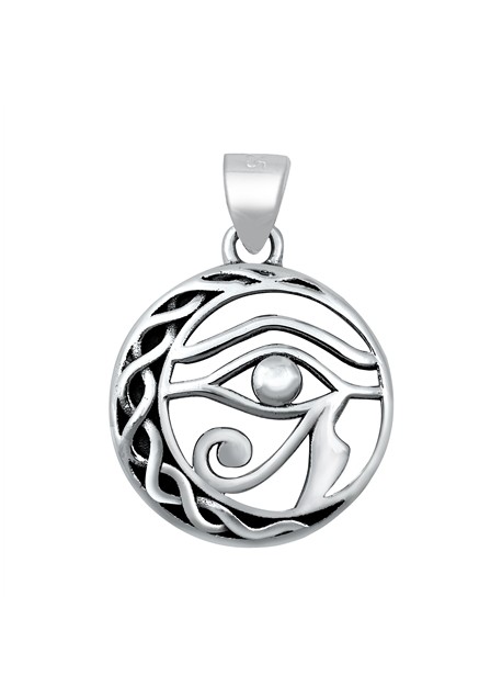 PENDENTIF mixte Œil d'Horus argent 925