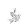 PENDENTIF mixte Colombe argent 925