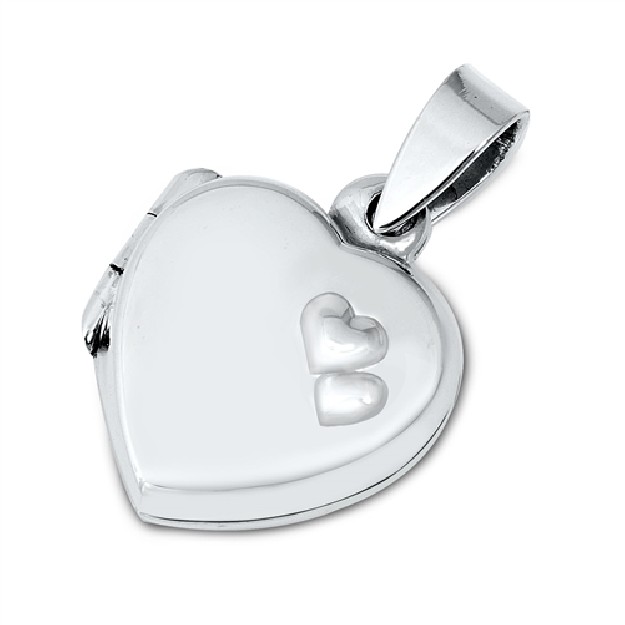 PENDENTIF mixte Médaillon argent 925