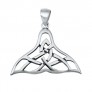 PENDENTIF mixte Queue de baleine argent 925