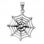 PENDENTIF mixte Toile d'Araignée argent 925