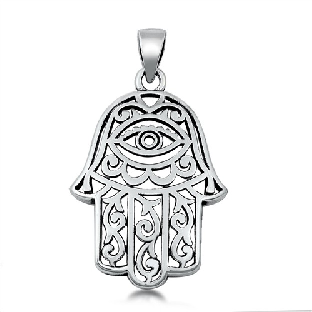 PENDENTIF mixte Main de fatma argent 925
