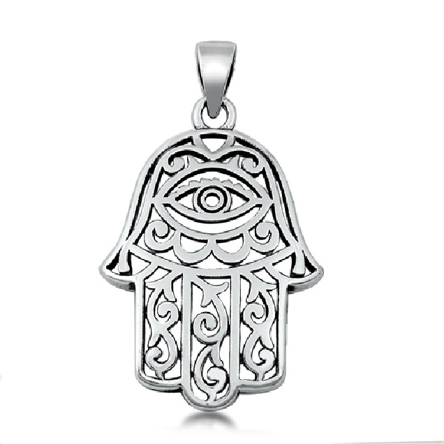 PENDENTIF mixte Main de fatma argent 925