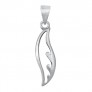 PENDENTIF mixte Vague argent 925