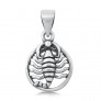 PENDENTIF mixte Scorpion argent 925