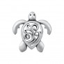 PENDENTIF mixte Tortue argent 925