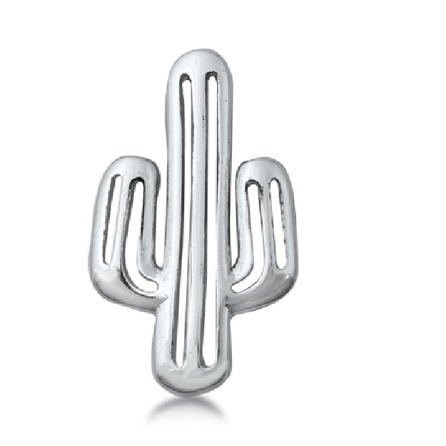 PENDENTIF mixte Cactus argent 925