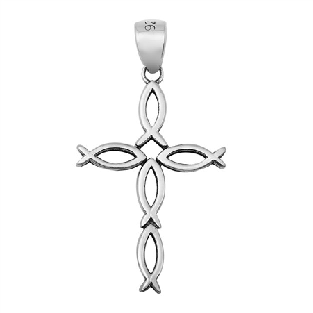 PENDENTIF Croix argent 925