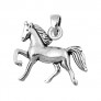 PENDENTIF mixte Cheval argent 925