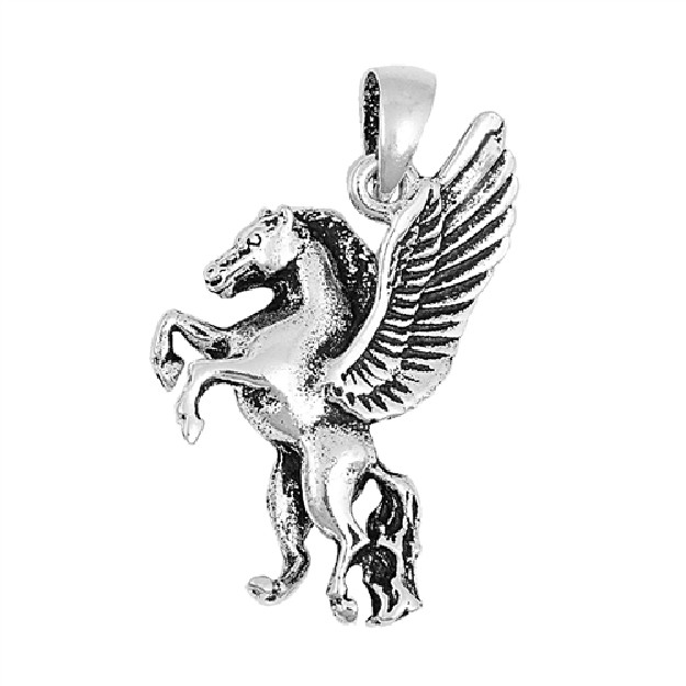 PENDENTIF mixte Pegasus argent 925