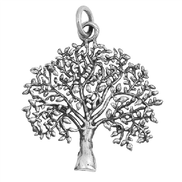 PENDENTIF mixte Arbre de Vie argent 925