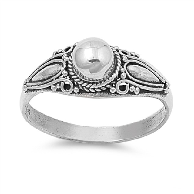 Bague Large en Argent Massif 19 MM