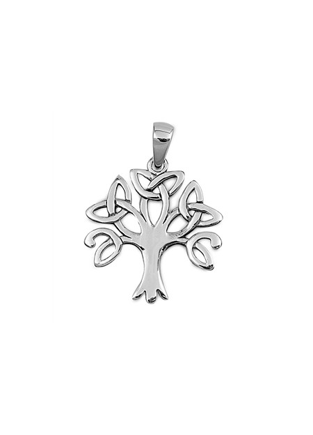 PENDENTIF mixte Arbre de Vie argent 925