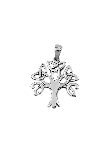 PENDENTIF mixte Arbre de Vie argent 925