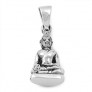 PENDENTIF mixte Bouddha argent 925