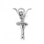 PENDENTIF mixte Danseuse Ballerine argent 925