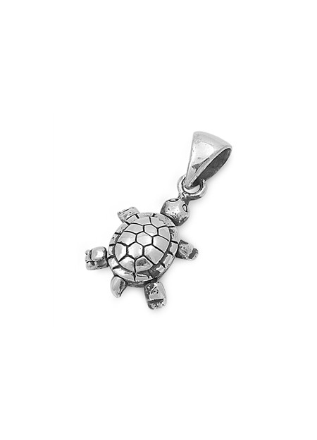 PENDENTIF mixte Tortue argent 925