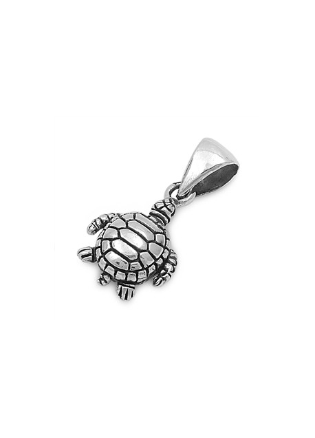 PENDENTIF mixte Tortue argent 925