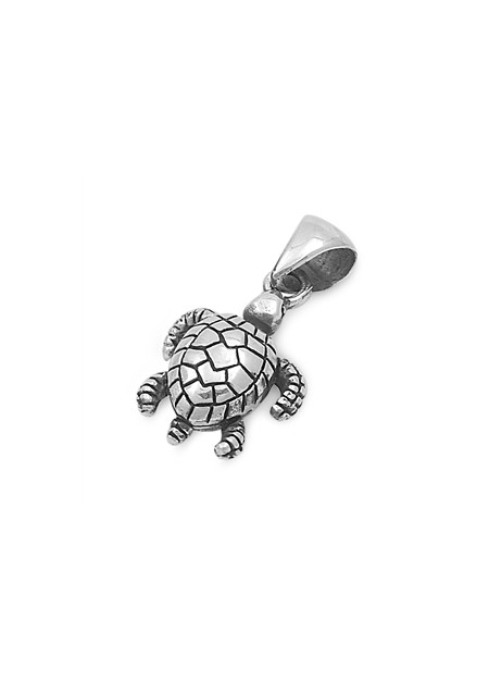 PENDENTIF mixte Tortue argent 925