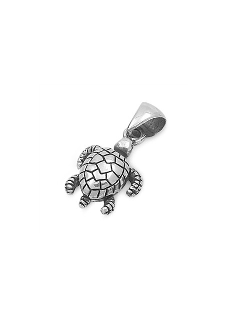 PENDENTIF mixte Tortue argent 925