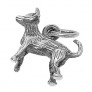 PENDENTIF mixte Chien argent 925