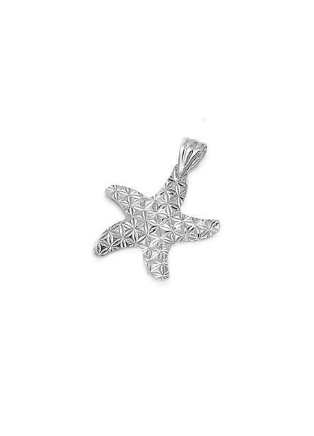 PENDENTIF mixte Étoile argent 925