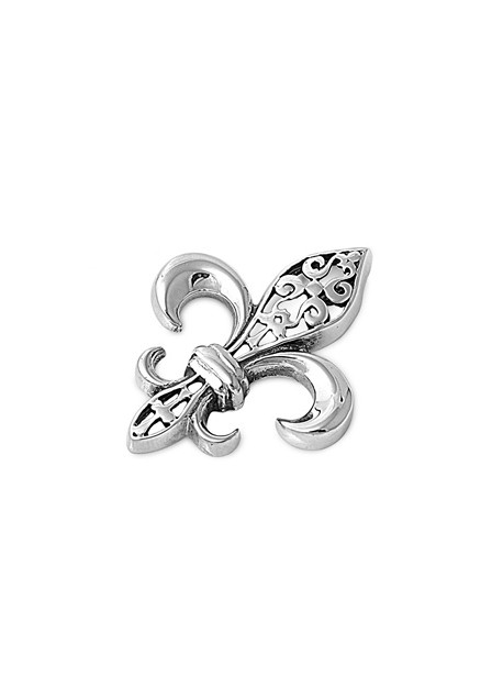 PENDENTIF mixte Fleur De Lys argent 925