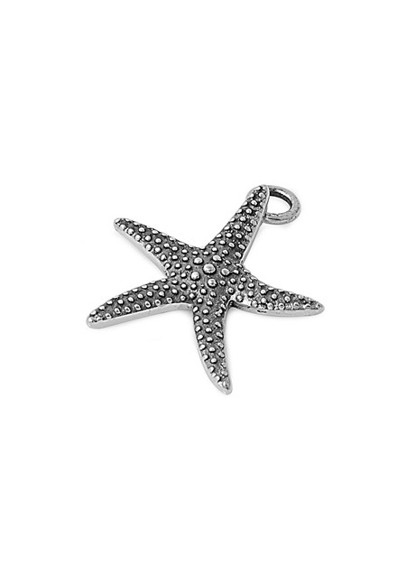 PENDENTIF mixte Étoile de Mer argent 925