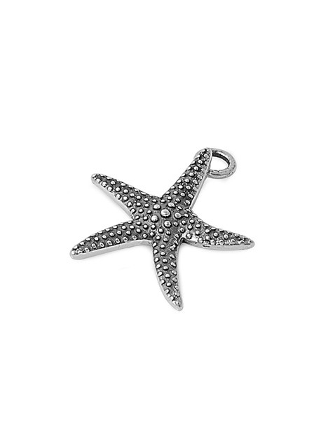 PENDENTIF mixte Étoile de Mer argent 925