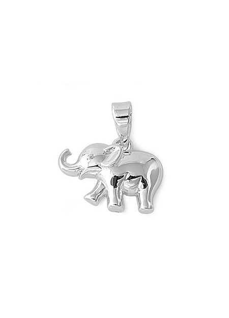 PENDENTIF mixte Éléphant argent 925