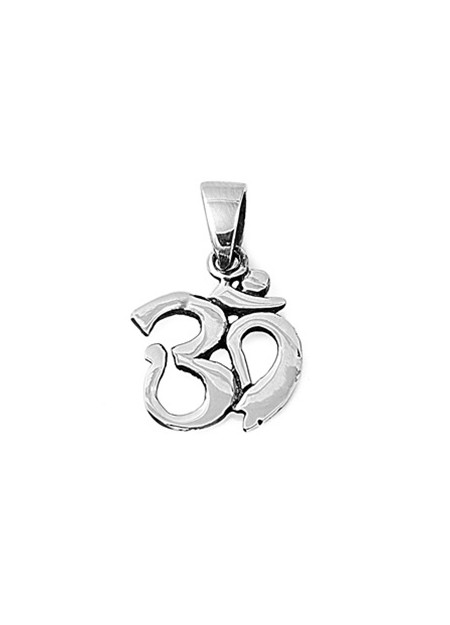 PENDENTIF mixte Om argent 925