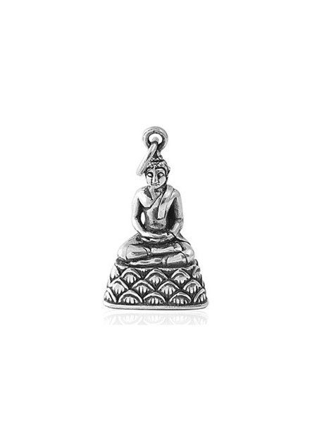 PENDENTIF mixte Bouddha argent 925