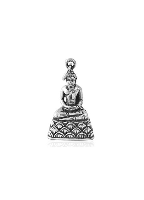 PENDENTIF mixte Bouddha argent 925