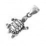 PENDENTIF mixte Tortue argent 925