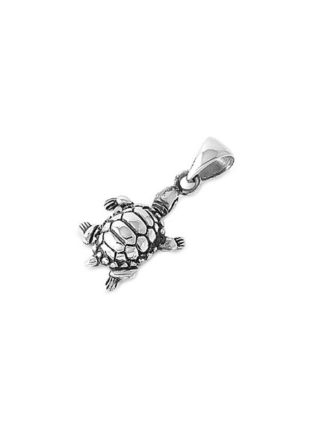 PENDENTIF mixte Tortue argent 925