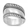 Bague Anneau Moderne Argent 925 - 14 MM