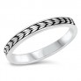 Bague Anneau en Argent 925- 3 MM