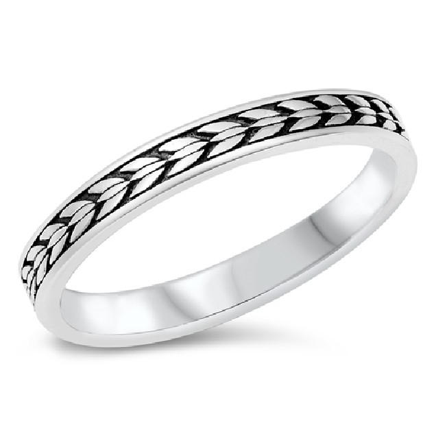 Bague Anneau en Argent 925- 3 MM